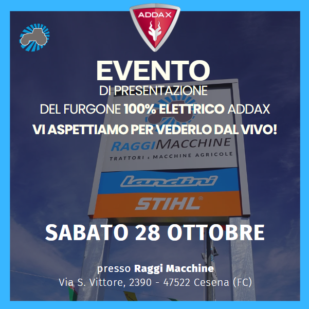 VENTO DI PRESENTAZIONE DEL FURGONE 100% ELETTRICO ADDA