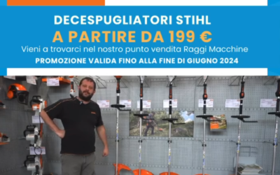 Decespugliatori Stihl a partire da 199 Euro