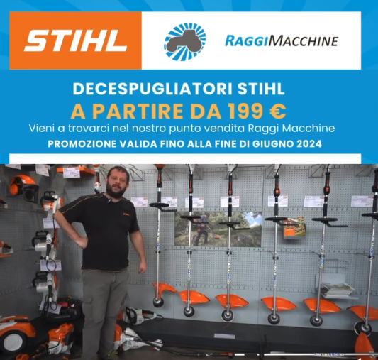 Decespugliatori Stihl a partire da 199 Euro